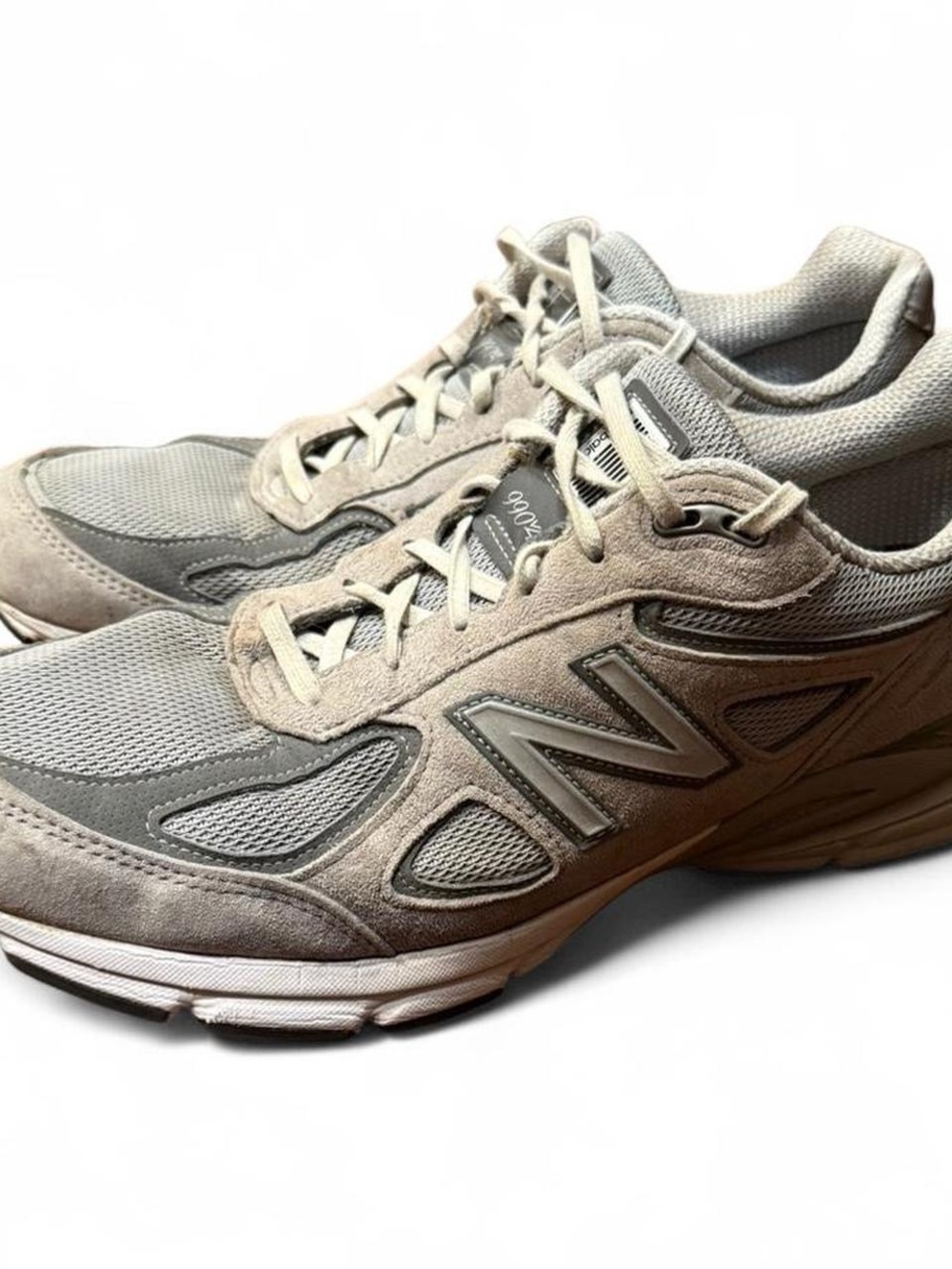 New Balance 990v4 Gray Silver Made in USA Running Shoes